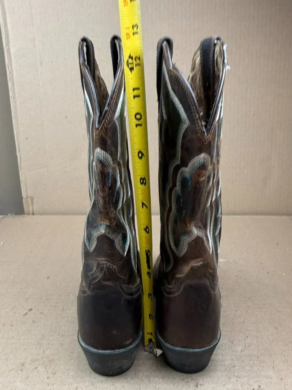 Ariat Women 8B Brown Distressed Leather Western Cowboy Boots 10010266 Scratches